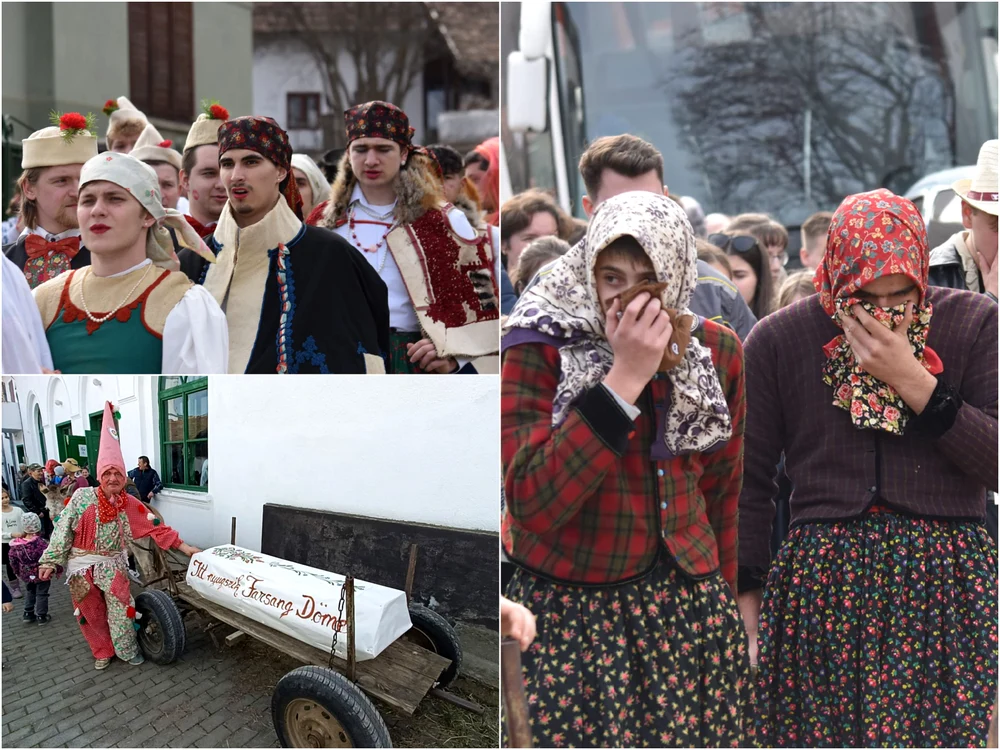 „Îngroparea fărșangului” la Rimetea FOTO Cosmin Szekely