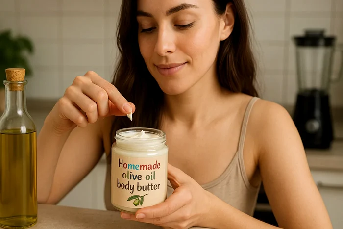 Unt de corp făcut în casă.