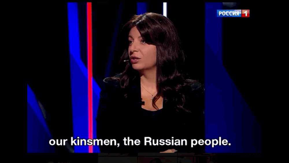 Propagandista Margarita Simonian, apariție în direct cu perucă după tratmentul împotriva cancerului