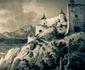 Cetatea Rasnov, gravură de Ludwig Rohbock jpg