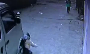 child run over by van and walks away jpeg