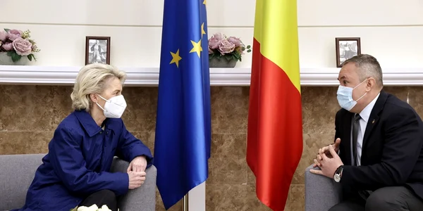 Nicolae Ciuca si Ursula von der Leyen FOTO Guvernul României