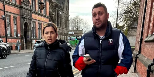 cuplu de romani din marea britanie si a implicat copiii minori in furt foto fb jpg