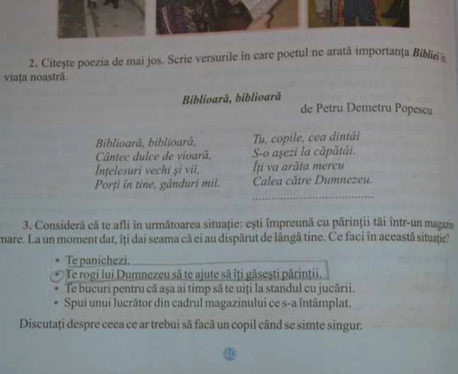religie clasa a II a
