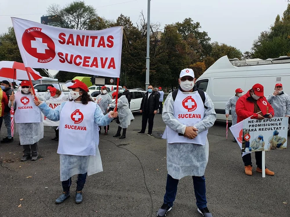 S-au adunat protestatari din toată țara
