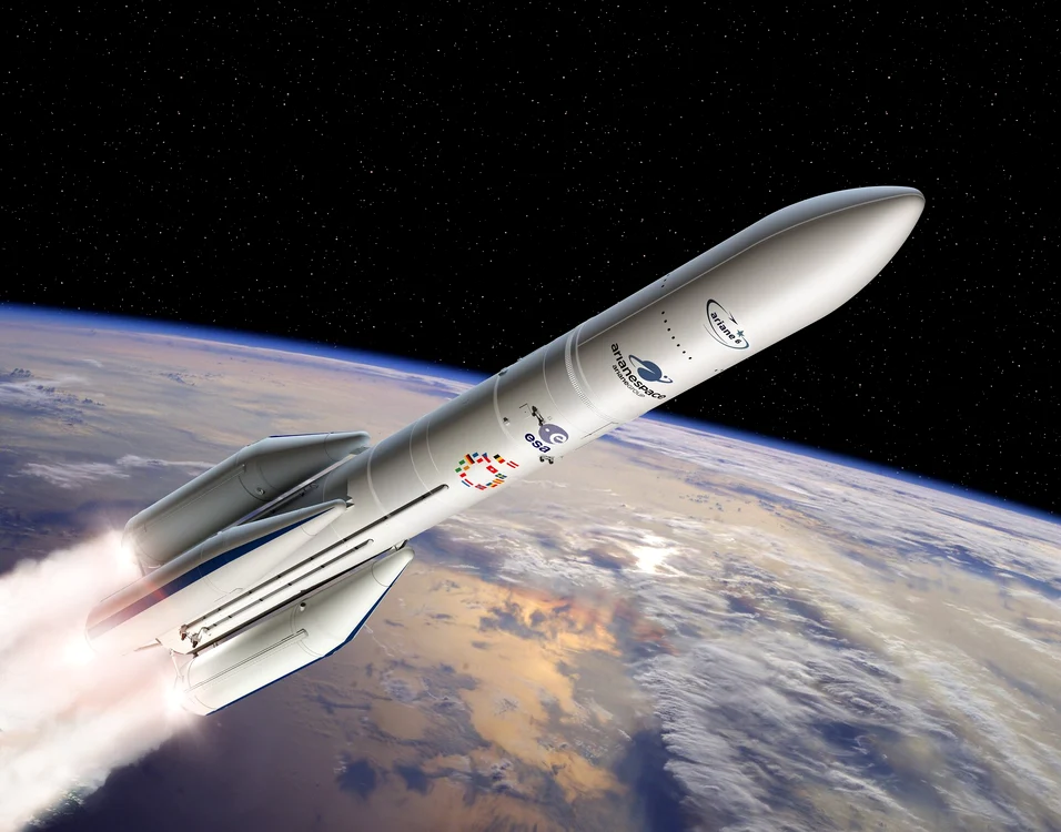 Racheta Ariane 6 este dezvoltată de ArianeGroup Foto: ESA