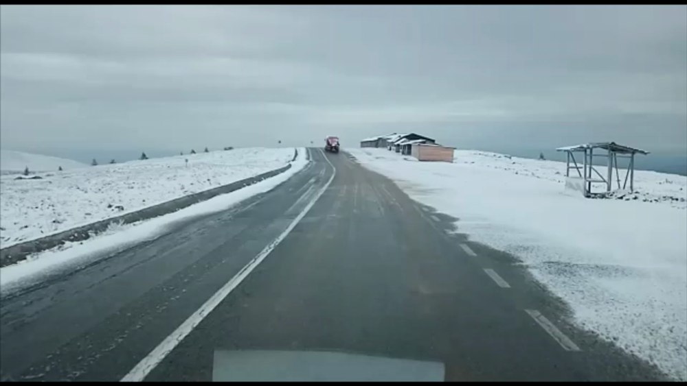 A nins pe Transalpina, cel mai înalt drum din România VIDEO