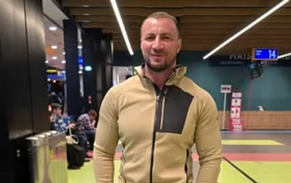 Marian Godină, la aeroport. FOTO FB Marian Godină
