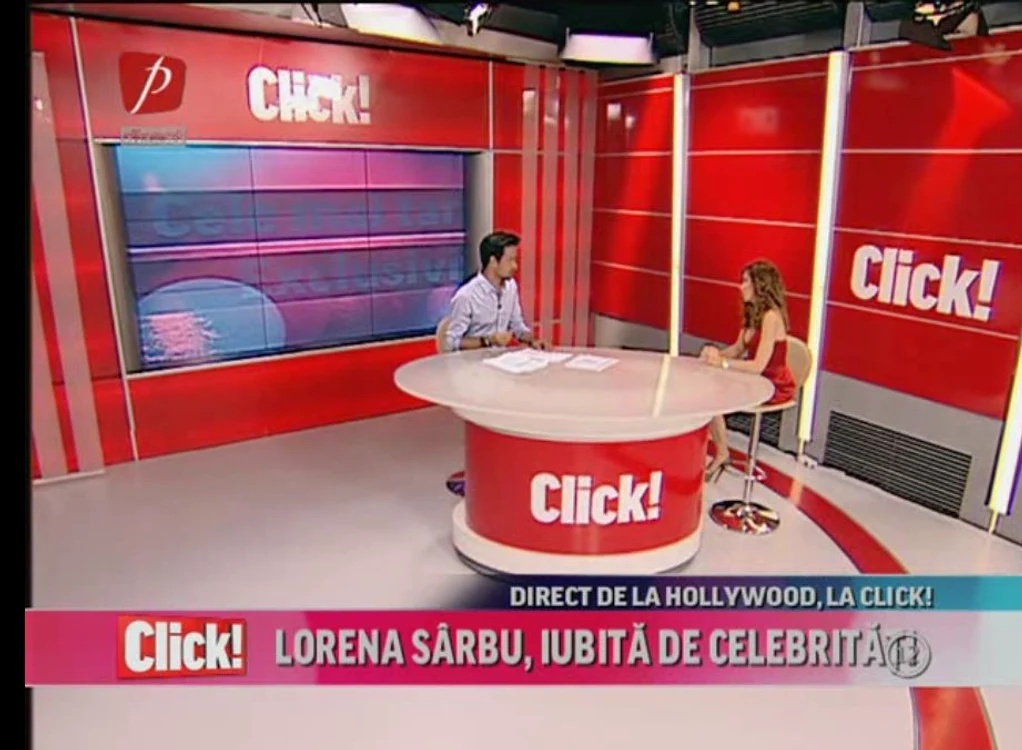 Lorena Sârbu a vorbit cu Alex Constantin în platoul emisiunii Click!