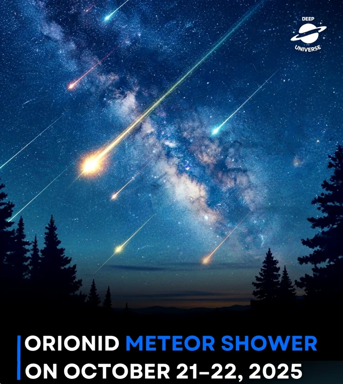 Ploaia de meteori sau de stele căzătoare Orionide Foto Deep Universe Facebook dms