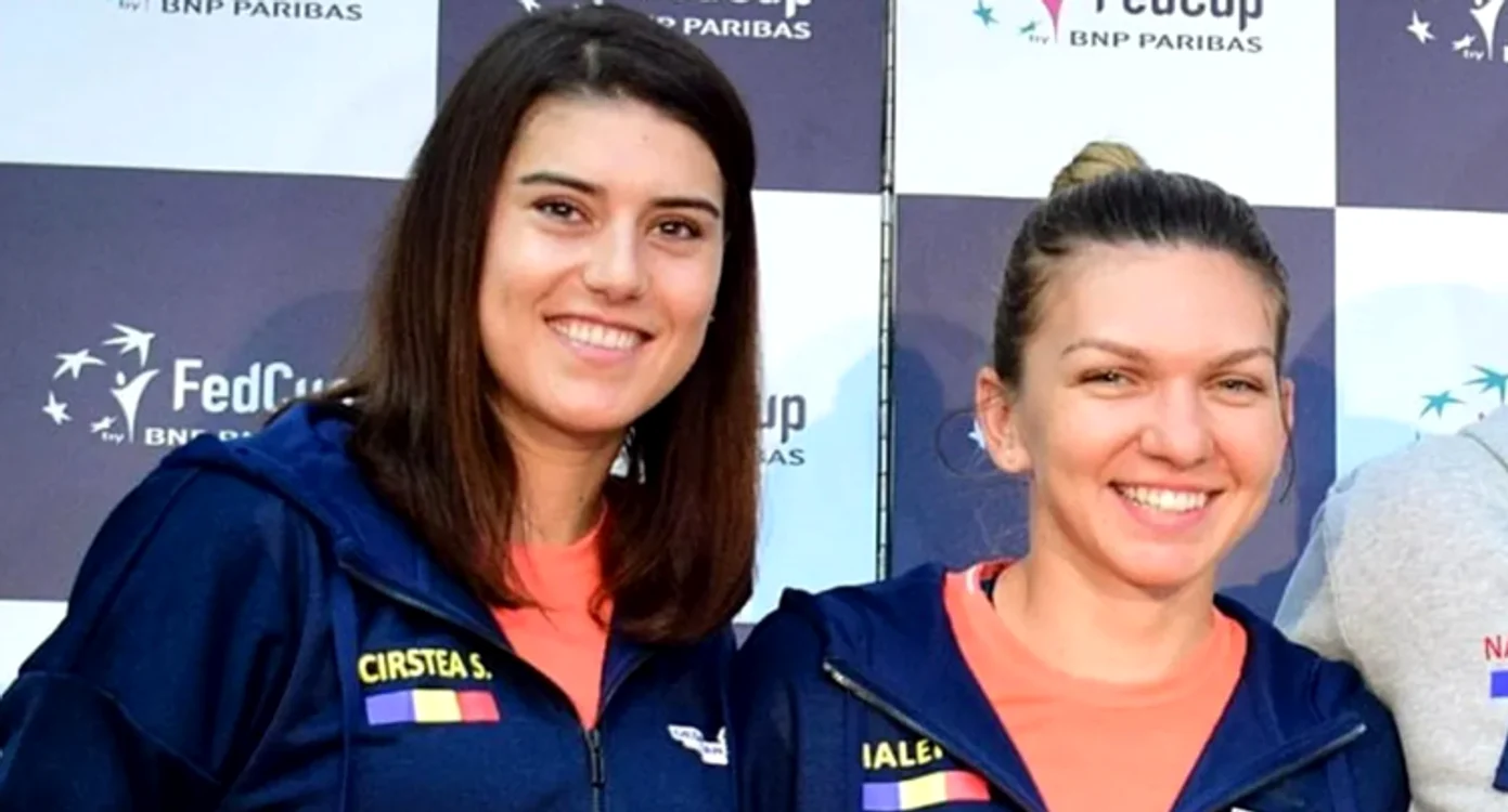 Sorana Cîrstea și Simona Halep  Foto/Eurosport 