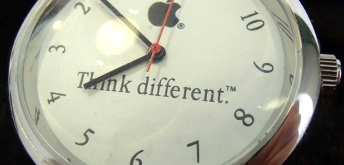 Ceasul „Think different“ de la Apple. FOTO Flickr