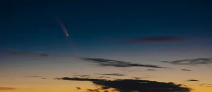 Românii, fascinați de cometa secolului / Foto: captură video PRO TV