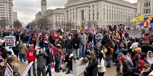 Proteste la Washington fata de validarea lui Joe Biden 5 ianuarie 2020 FOTO AFP / Daniel Slim