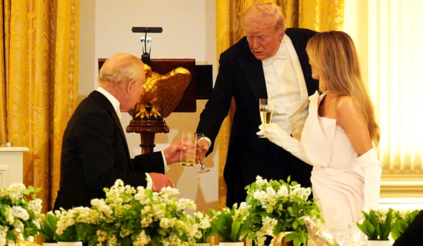 Charles, Trump, Camilla, Melania, dineul de stat, Profimedia (3) jpg