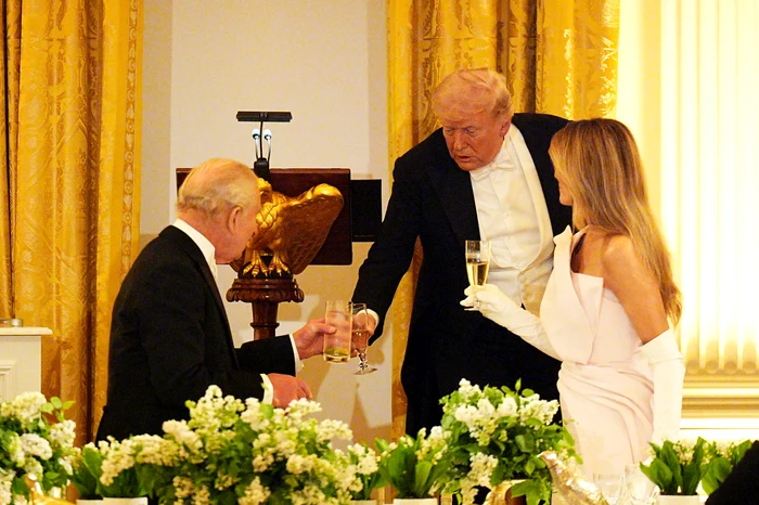 Charles, Trump, Camilla, Melania, dineul de stat, Profimedia (3) jpg