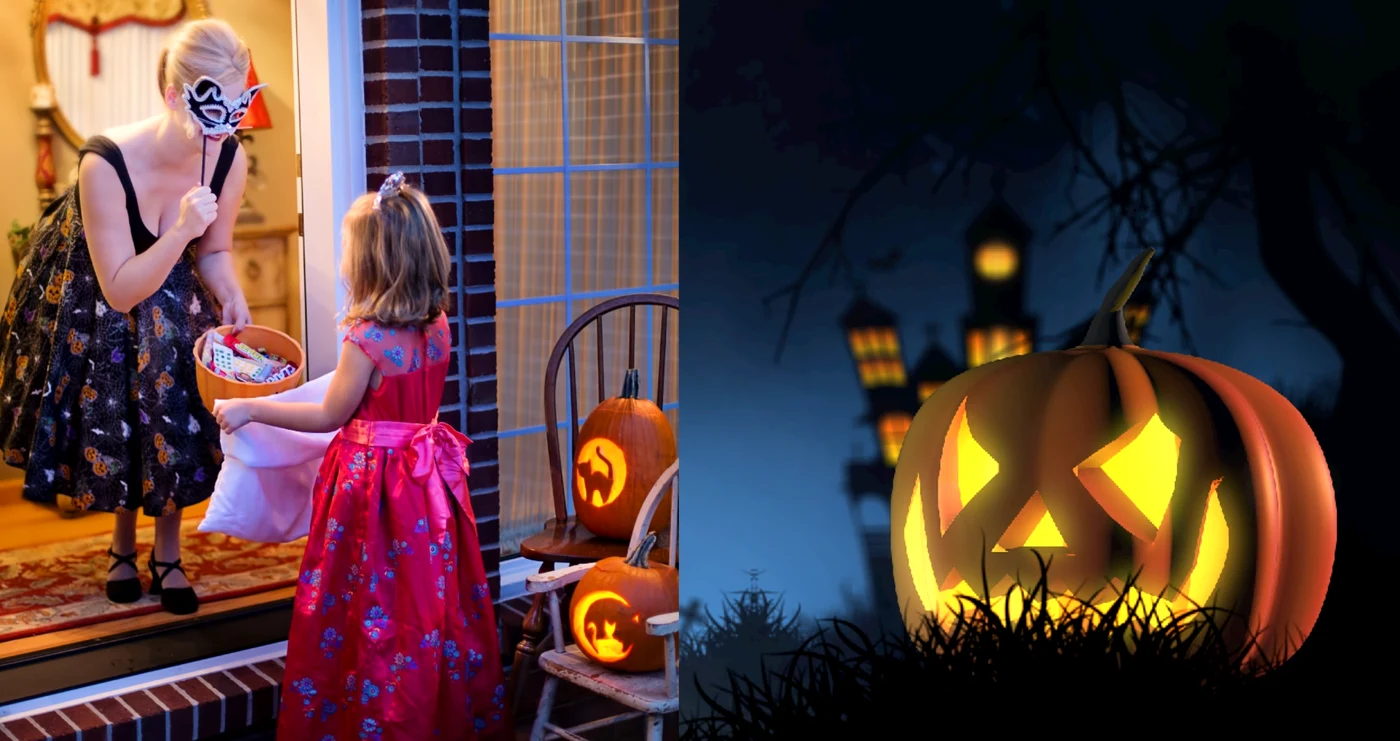Halloween colaj. Sursa: Pixabay