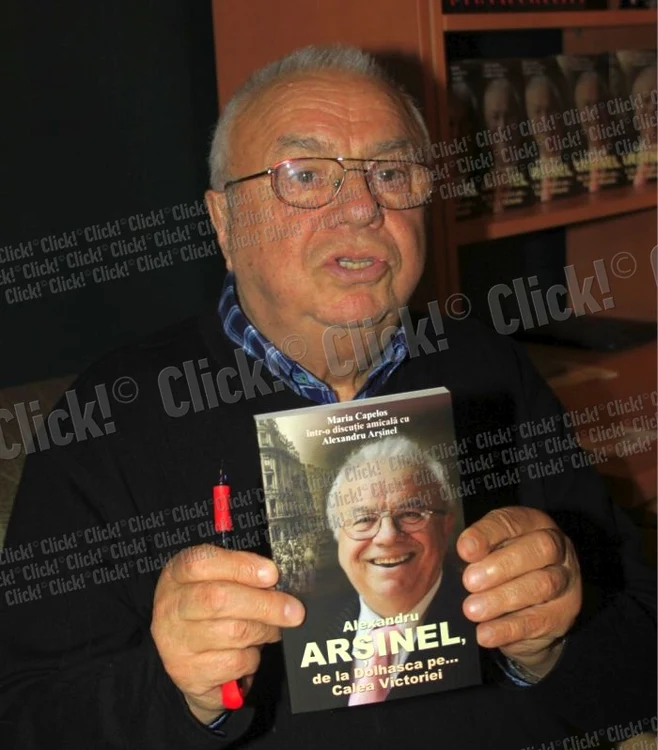 Alexandru Arşinel şi-a lansat cartea «De la Dolhasca pe... Calea Victoriei. (Foto: Click!)
