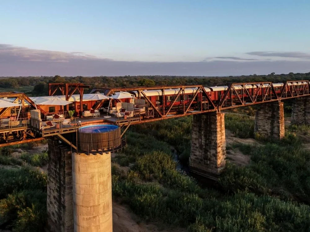 Hotelul tren din Kruger