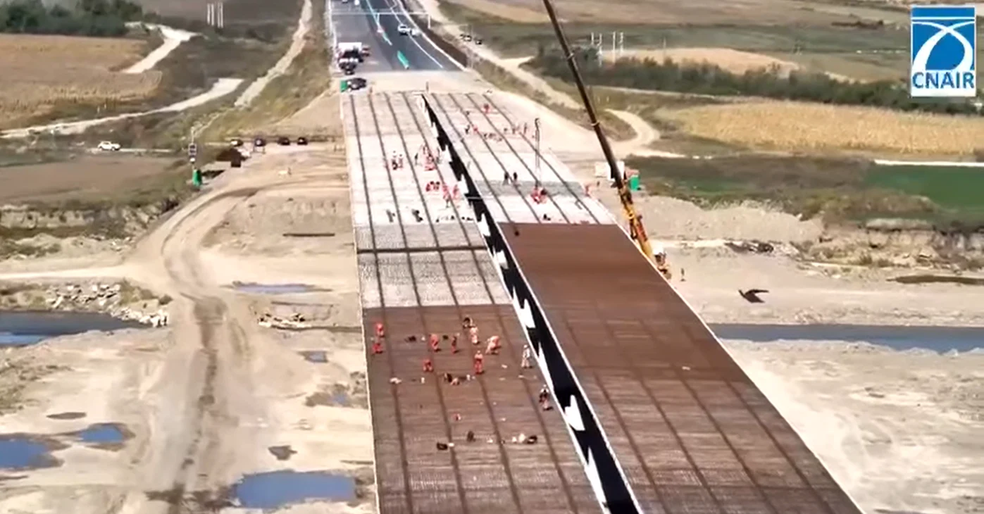 În 2026 se va putea circula pe autostradă de la București până la Pașcani. FOTO: captură video 