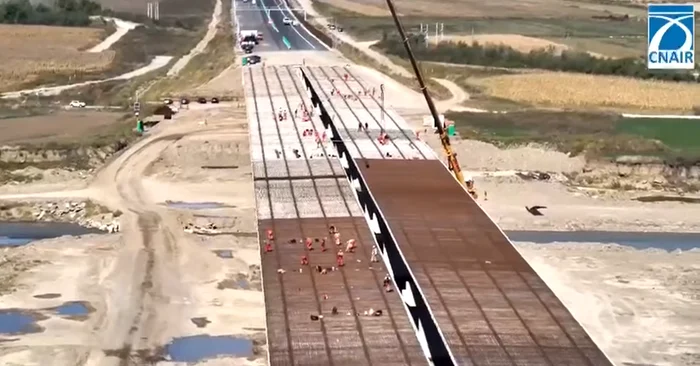 În 2026 se va putea circula pe autostradă de la București până la Pașcani. FOTO: captură video 