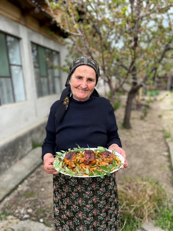 Bunica Gherghina, o gospodină iscusită. Sursă: Instagram