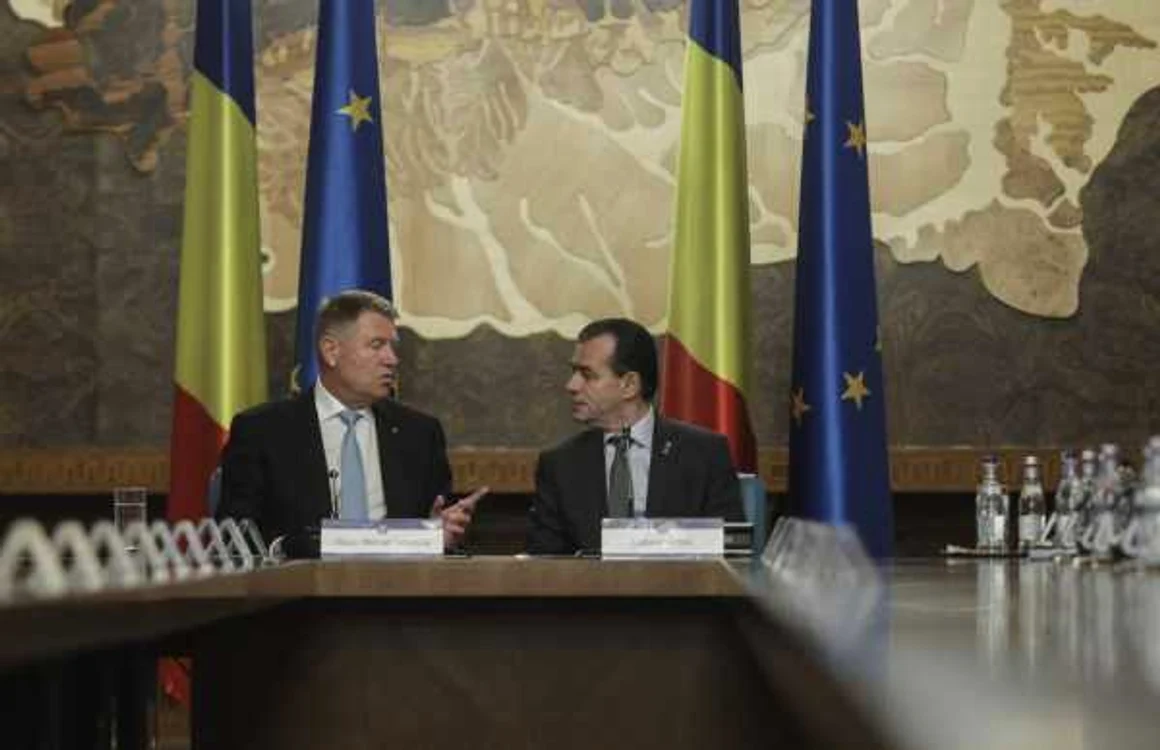 Şedinţă Guvern - Klaus Iohannis - Ludovic Orban / FOTO Inquam Photos / Octav Ganea / 6 nov 2019