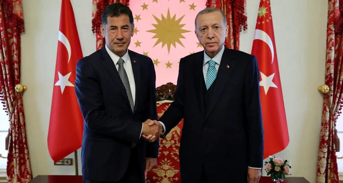 Sinan Ogan și Recep Erdogan FOTO Profimedia