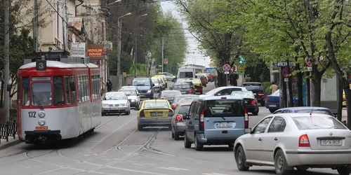 Ambuteiaje în traficul din Iaşi