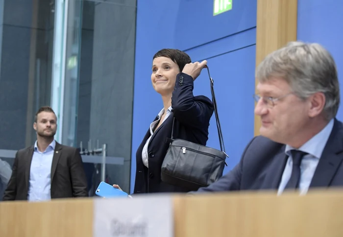 Frauke Petry iese din conferinta EPA