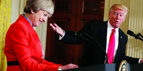 Theresa May Donald Trump Guliver GettyImages