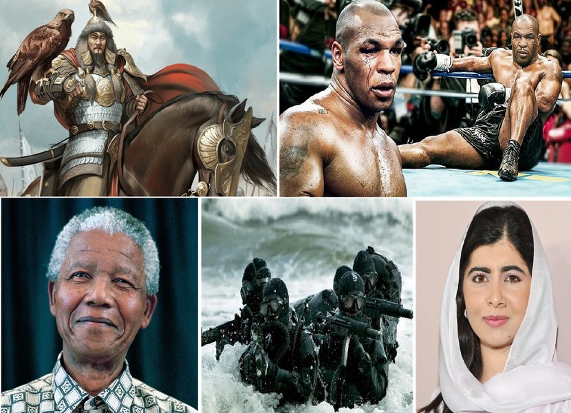 Ce au în comun Genghis Khan, Mike Tyson, Nelson Mandela, Malala Yousafzai, cu elita marinei americane. Formidabilii     