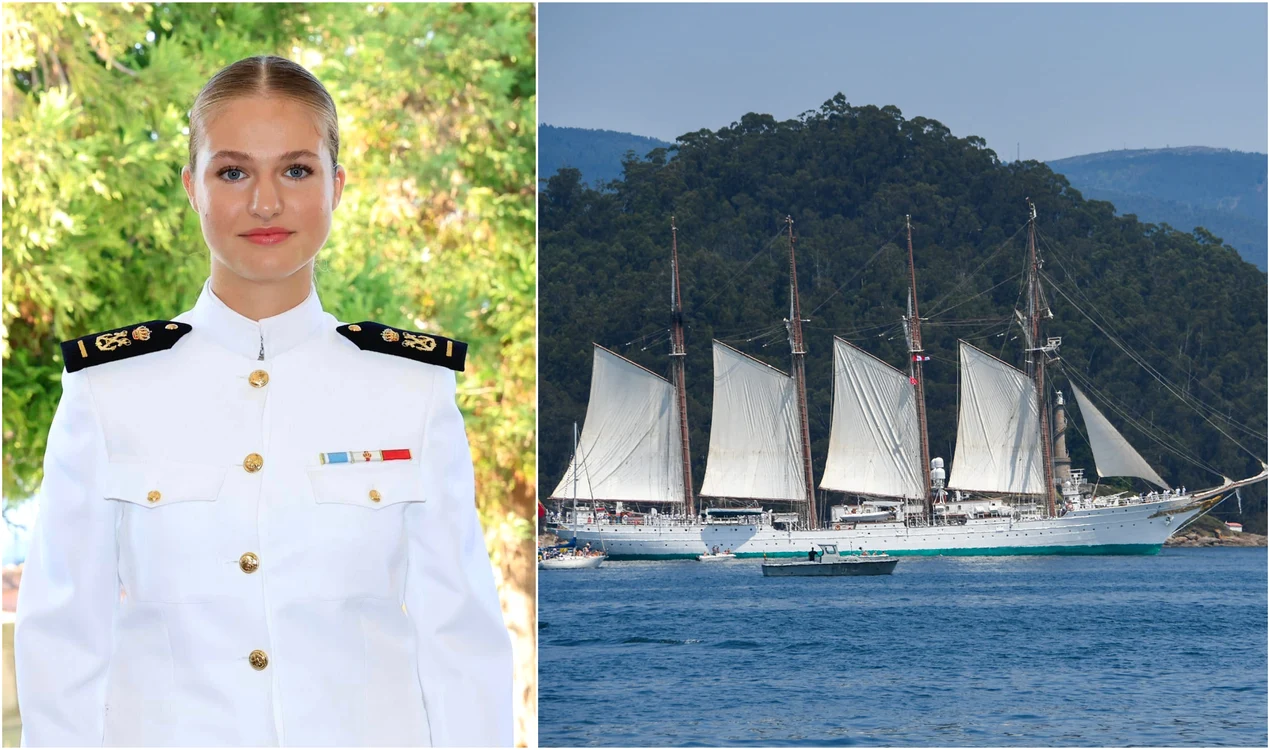 Prințesa Leonor va naviga ca pe vremuri cu nava Elcano   Escuela Naval Militar de Marin jpg