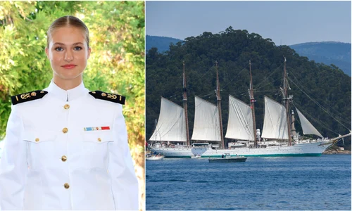 Prințesa Leonor va naviga ca pe vremuri cu nava Elcano   Escuela Naval Militar de Marin jpg