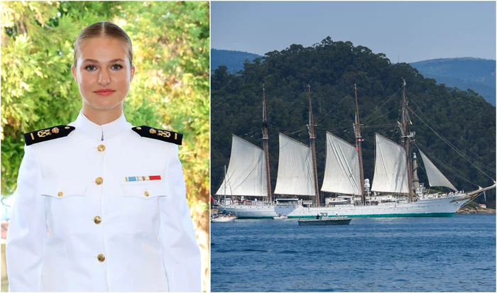 Prințesa Leonor va naviga ca pe vremuri cu nava Elcano Escuela Naval Militar de Marin jpg