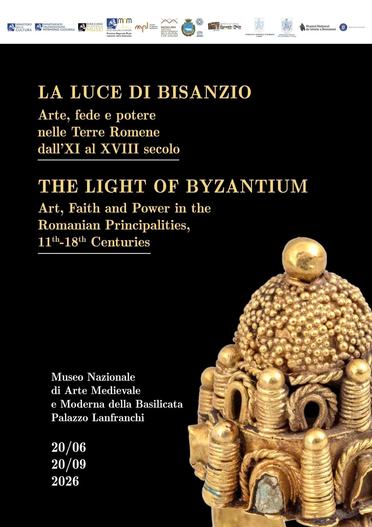 Expoziția „Lumina Bizanțului. Artă, credință și putere în Țările Române”, deschisă în Italia