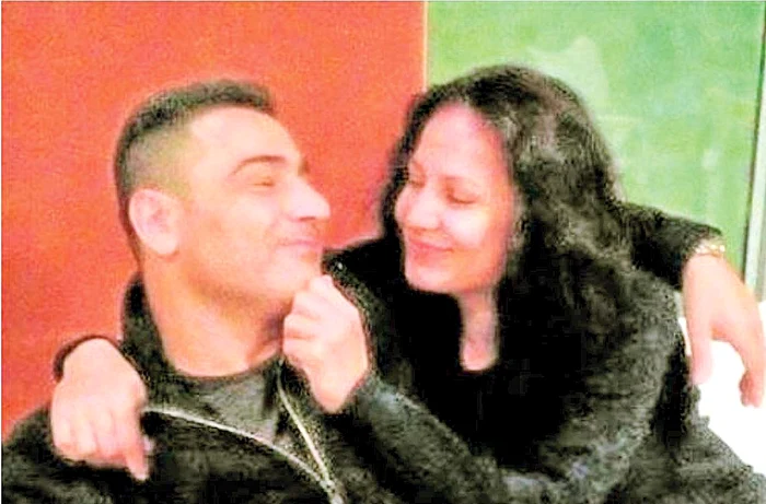 Românca, împreună  cu soţul italian