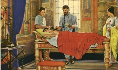 Medici antici şi viermi în miere jpeg