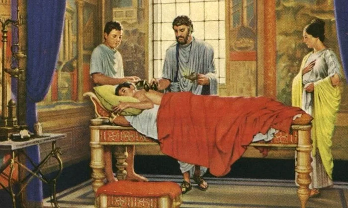 Medici antici şi viermi în miere jpeg