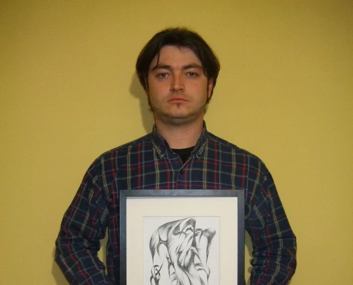Mihail Stoicescu este pasionat de grafica din adolescenta