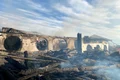 pensiunea ferma Dacilor după incendiu Foto ISU Prahova jpg
