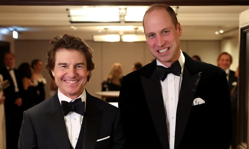 Prințul William și Tom Cruise, Getty Images (2) jpg