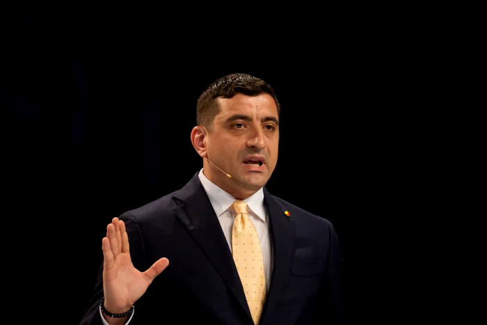 George Simion, liderul AUR FOTO: Mediafax