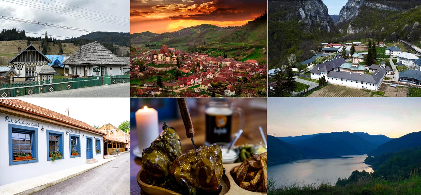 Comorile României din cursa mondială pentru „Cel mai frumos sat din lume” Foto colaj