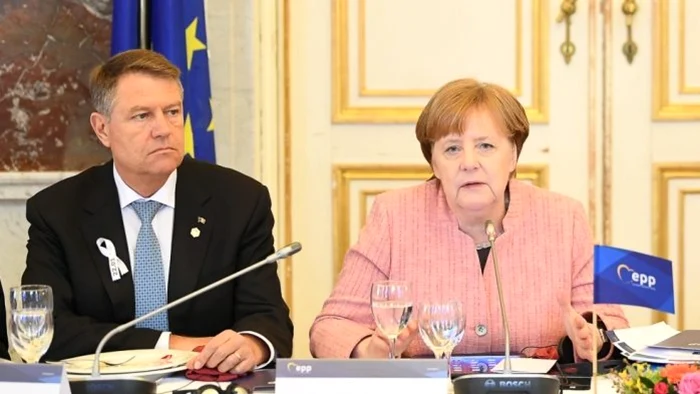Klaus Iohannis şi Angela Merkel