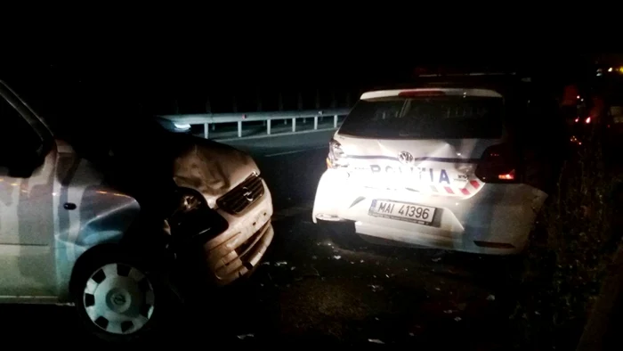 Accidentul a avut loc pe autostrada Orastie-Sibiu FOTO Ramona Găină