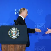 Vladimir Putin și Donald Trump în Alaska FOTO Profimedia