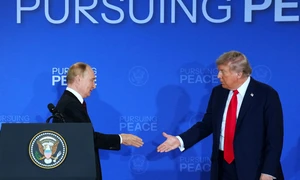 Vladimir Putin și Donald Trump în Alaska FOTO Profimedia
