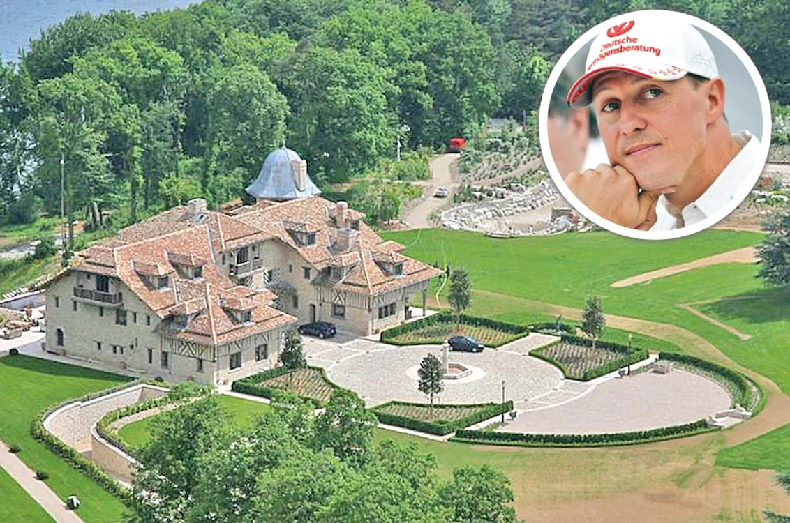 Vila lui Schumi se află pe malul Lacului Geneva