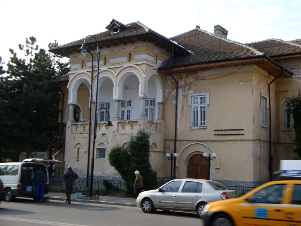 Târgoviştenii au rămas doar cu o siglă pe o clădire dărăpănată